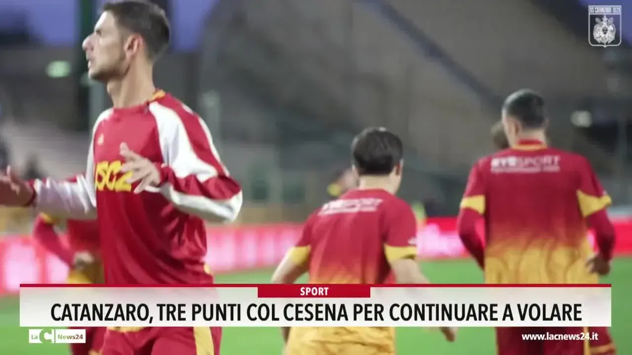 Catanzaro, tre punti col Cesena per continuare a volare