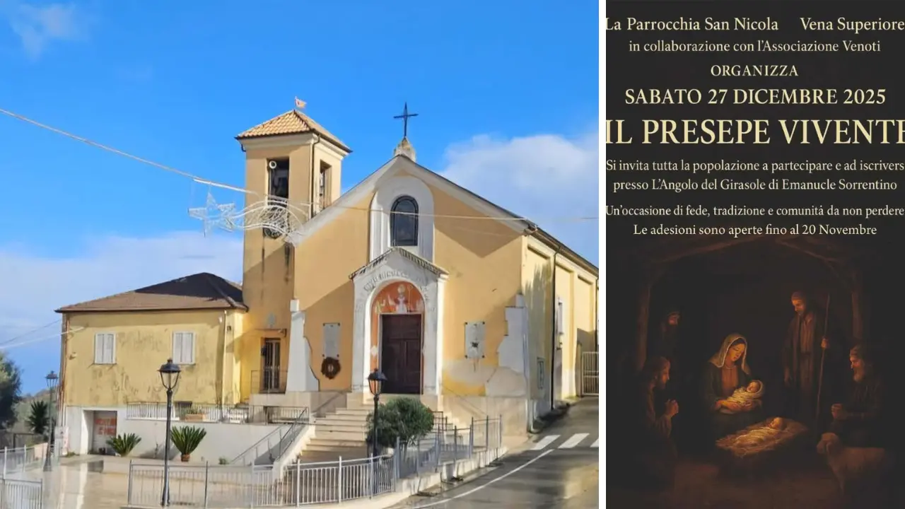 Vibo, a Vena Superiore è ancora Natale: il centro storico si anima con il presepe vivente\n