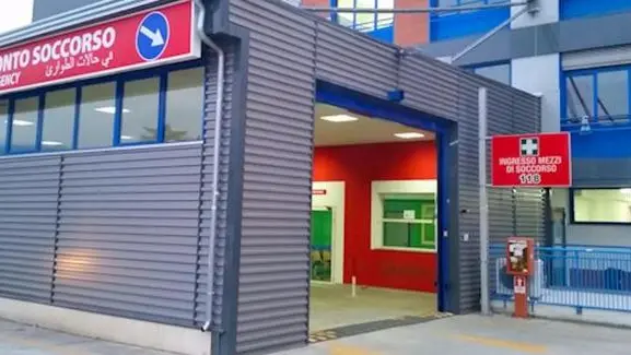 Il pronto soccorso dell\\'ospedale Annunziata di Cosenza , ANSA