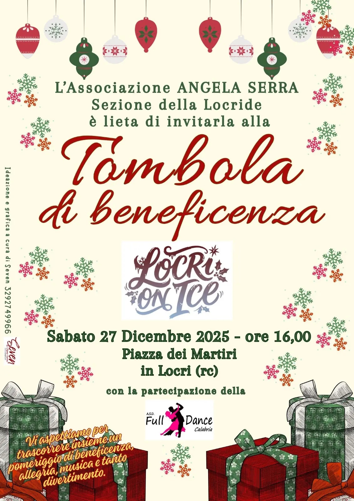 A “Locri on Ice” il Natale diventa gesto concreto: solidarietà, gioco e comunità nella tombola di beneficenza in Piazza dei Martiri