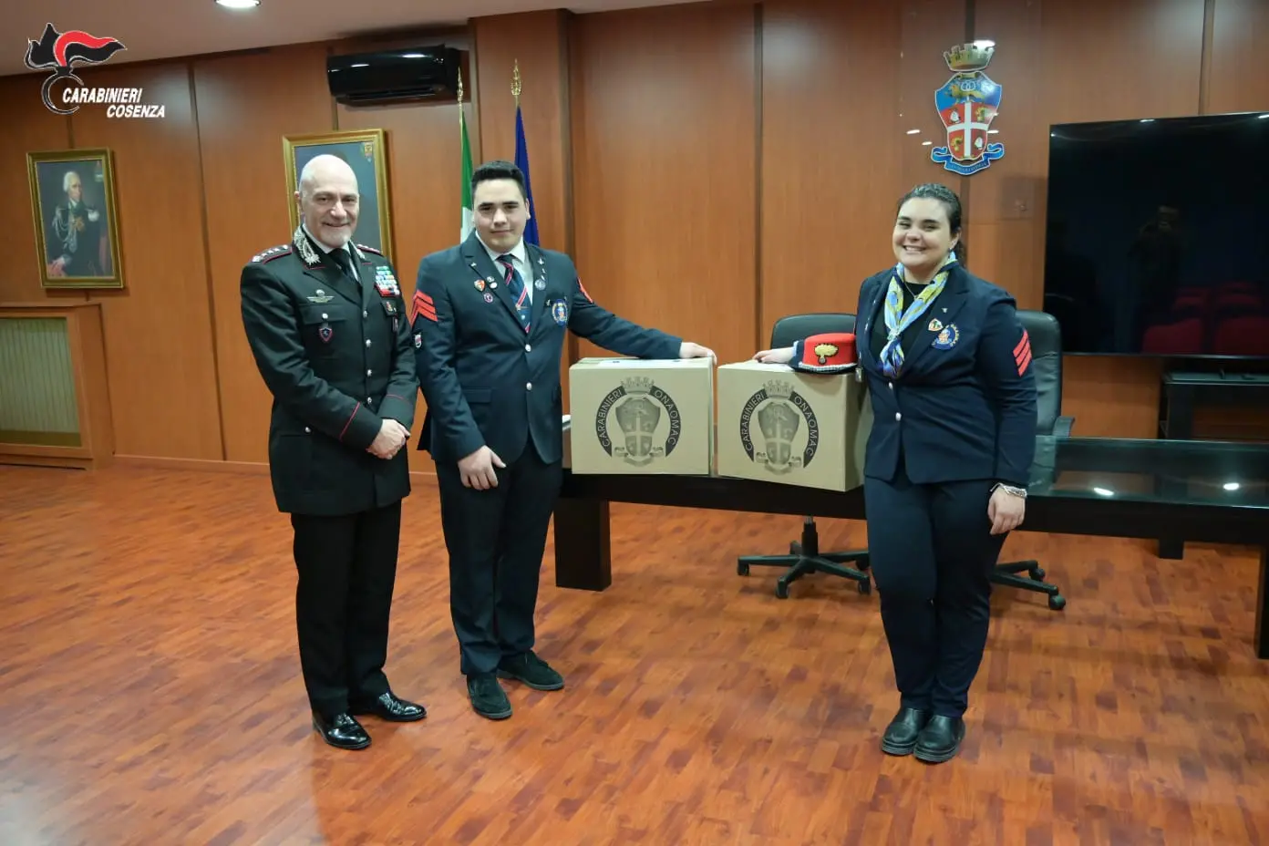 L’Arma non dimentica: a Cosenza i doni alle famiglie dei militari deceduti\n