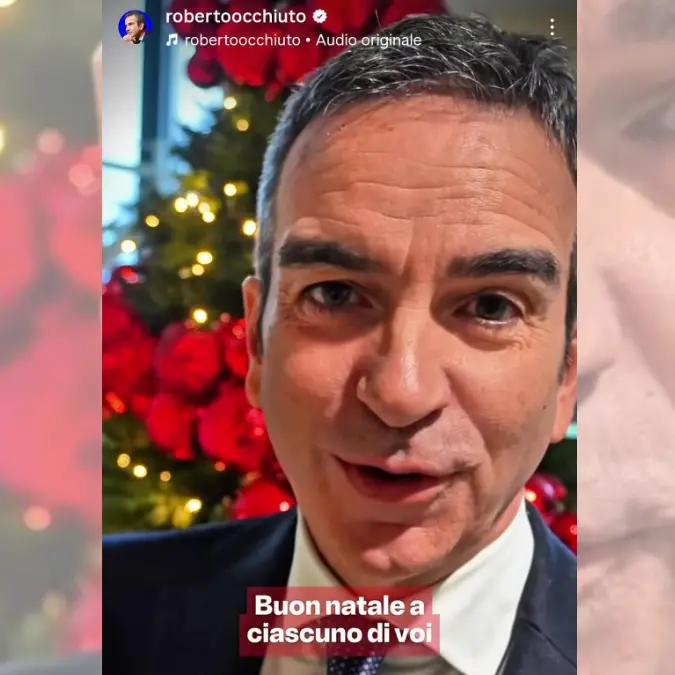 Natale patinato sui social, ma nei commenti è tutta un’altra storia: Occhiuto e le verità che non si possono nascondere\n