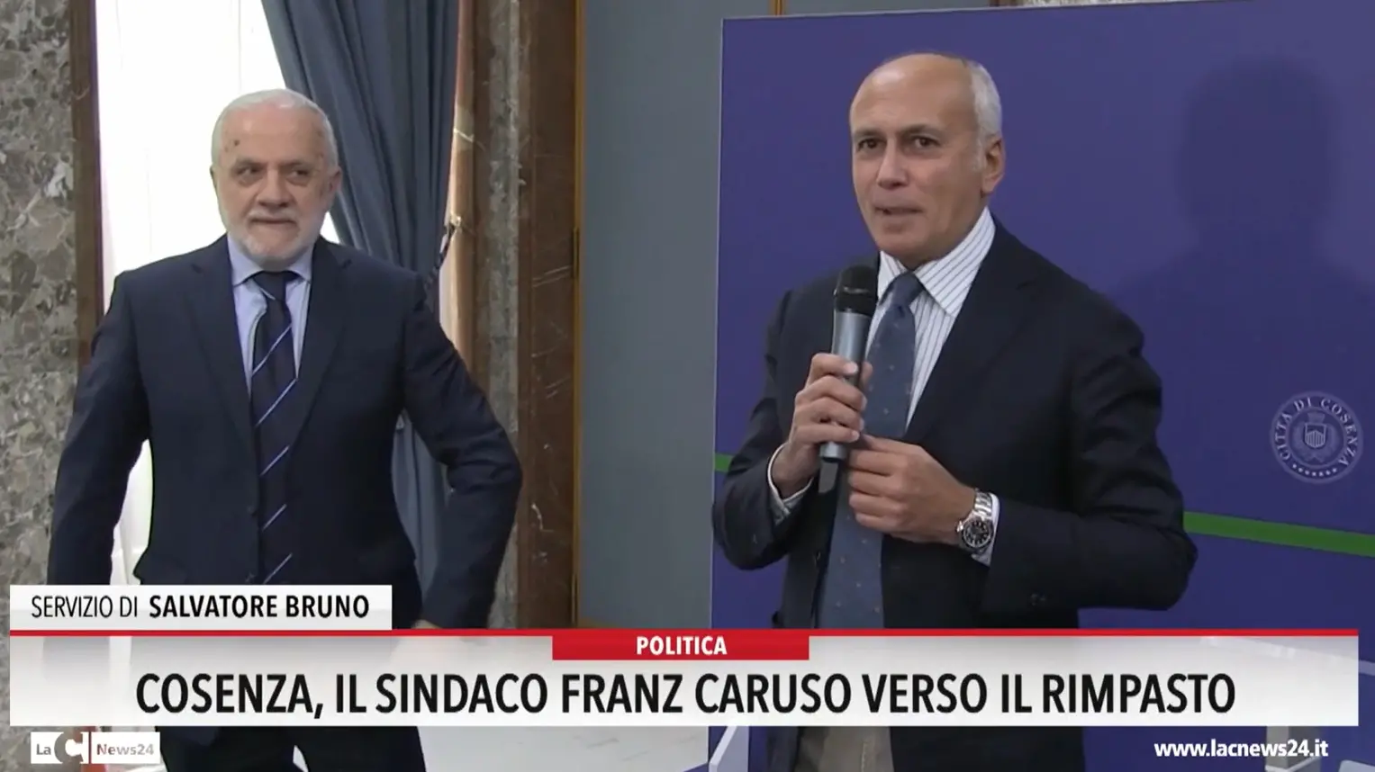 Cosenza, il sindaco Franz Caruso verso il rimpasto