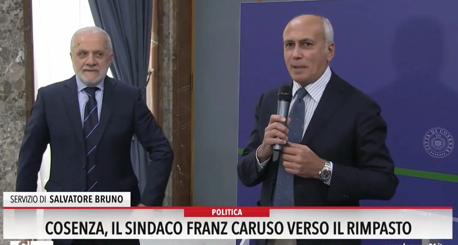 Cosenza, il sindaco Franz Caruso verso il rimpasto