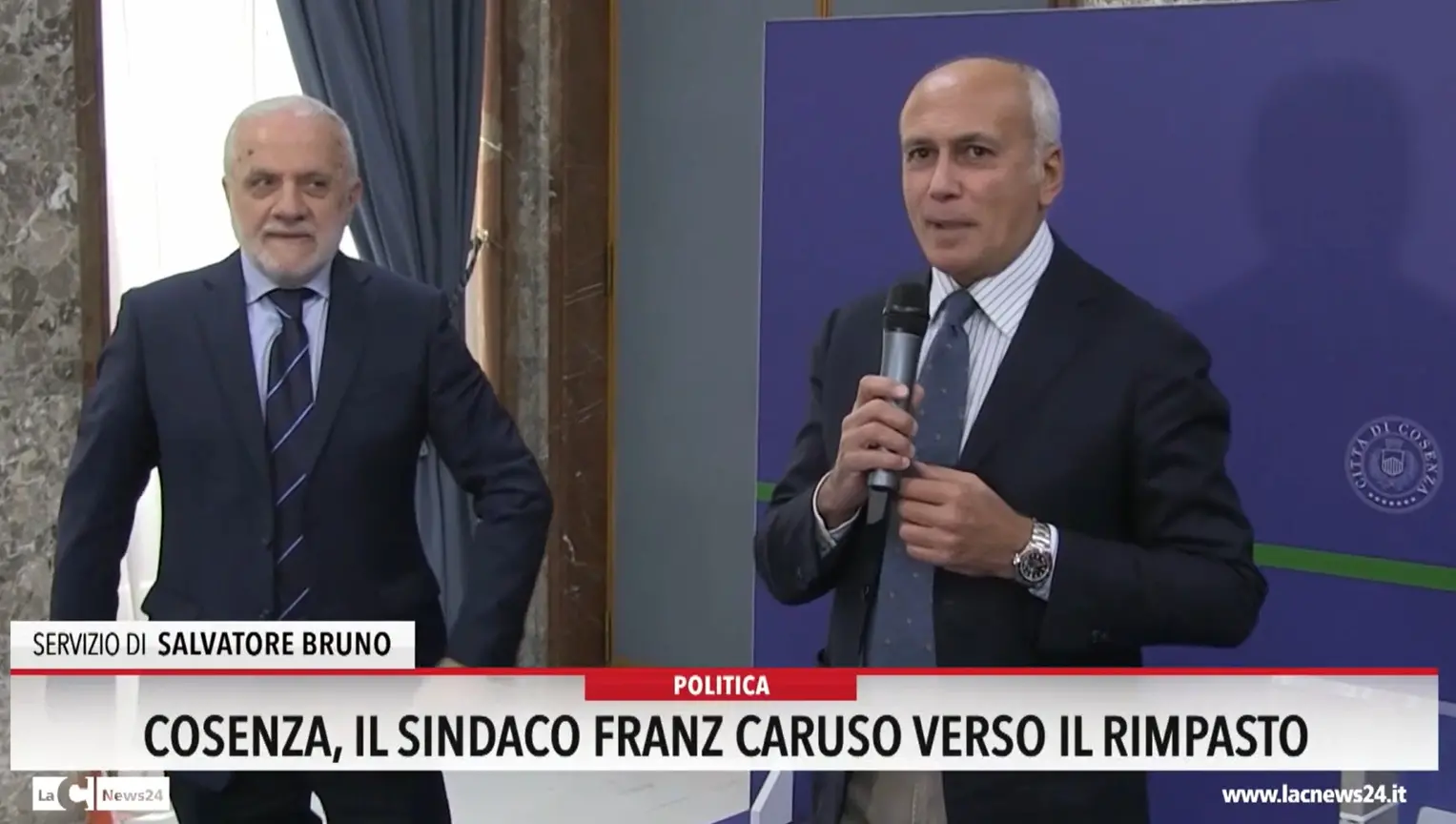 Cosenza, il sindaco Franz Caruso verso il rimpasto