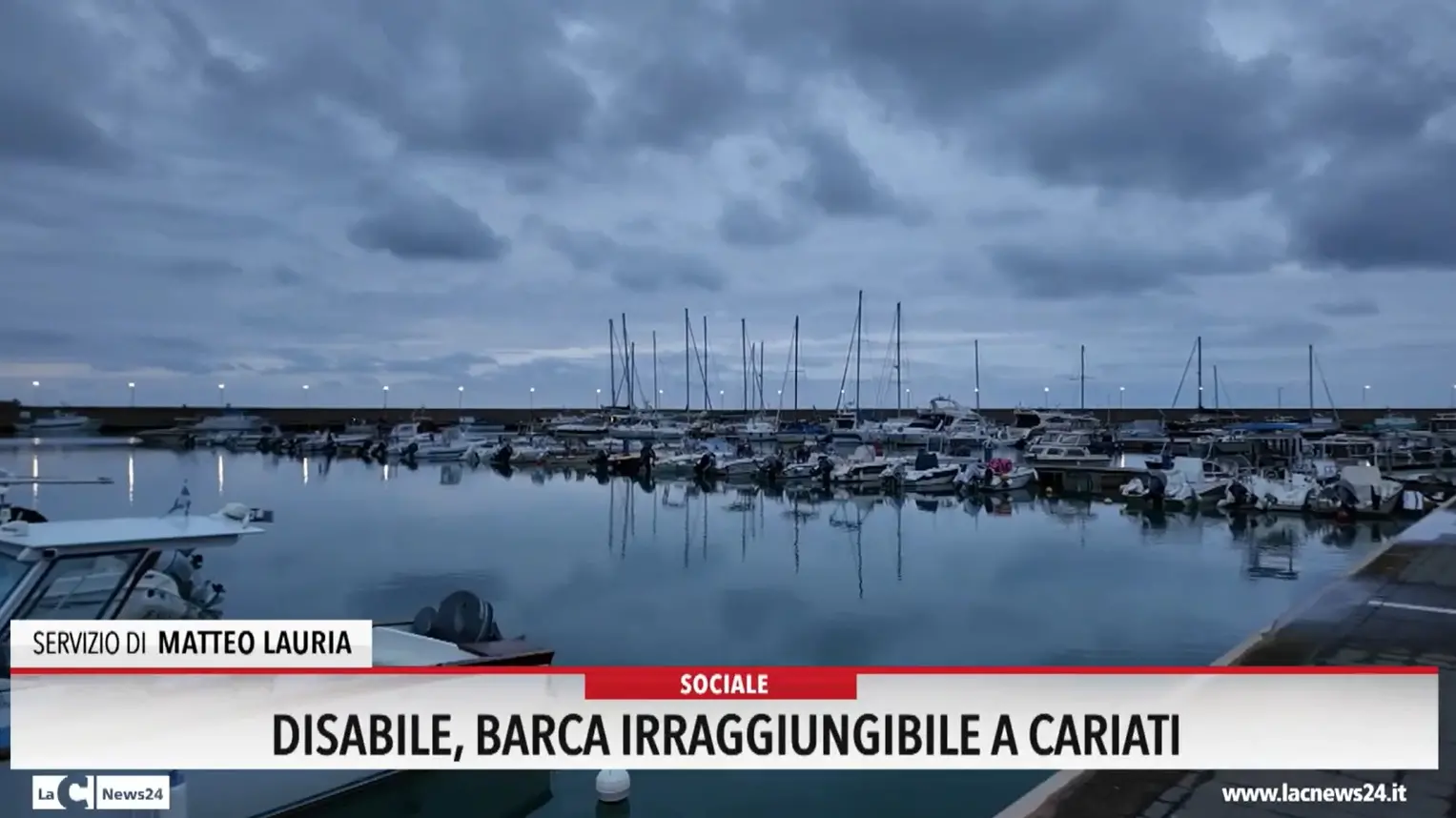 Cariati, barca irraggiungibile per un disabile