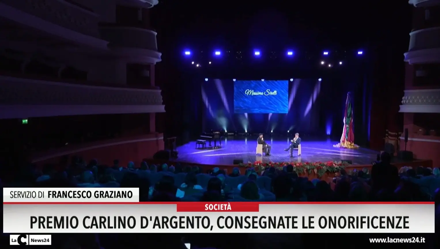 Premio Carlino D'Argento, consegnate le onorificenze