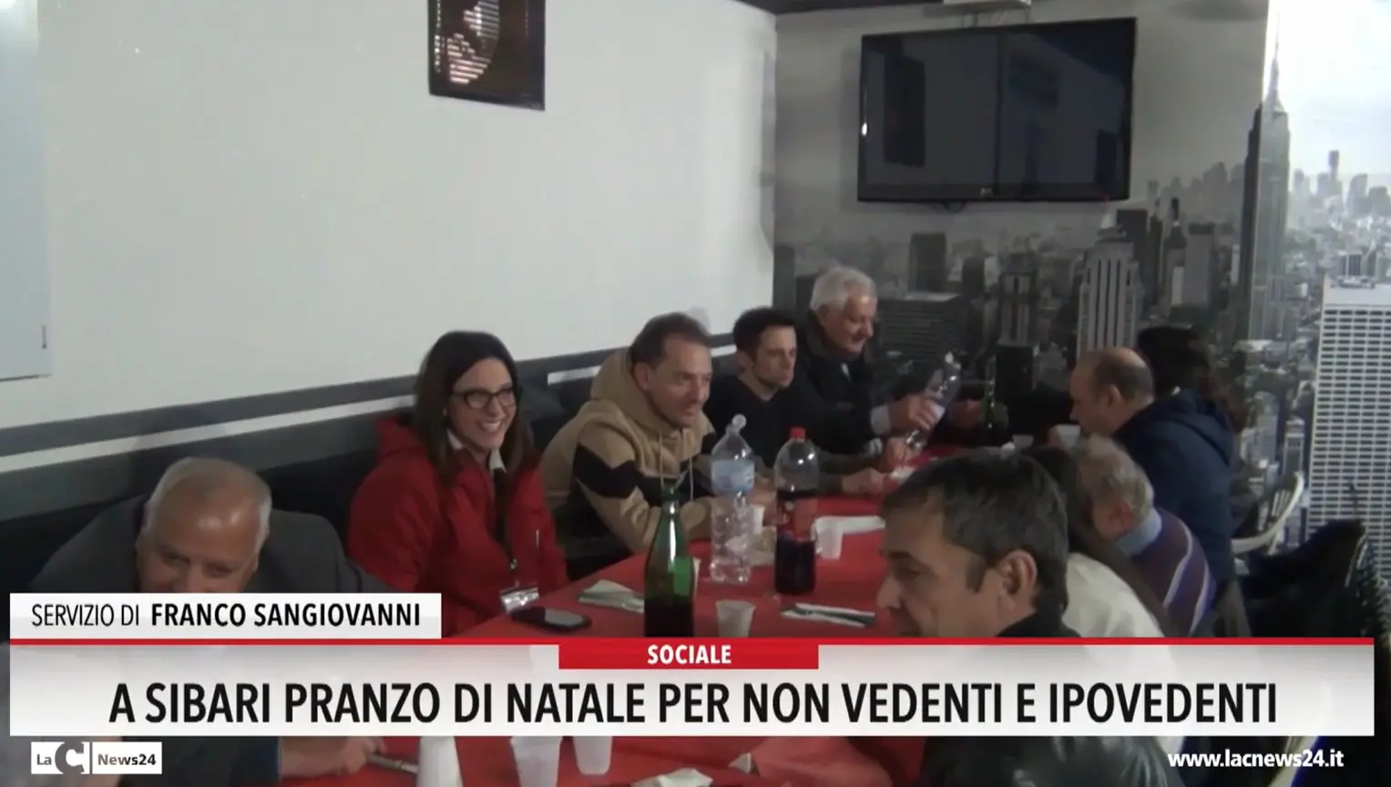 A Sibari pranzo di Natale per non vedenti e ipovedenti