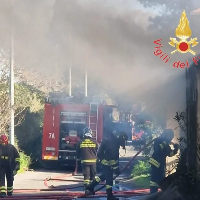 Incendio a Maida, in fiamme un capannone:\u00A0indagini sulle cause in corso\n