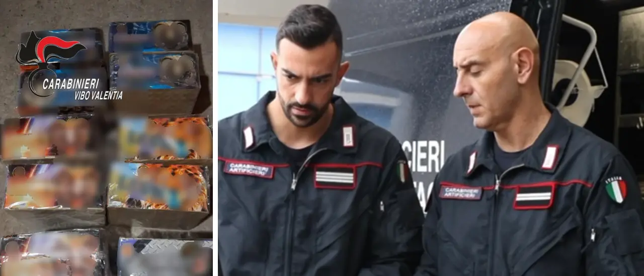 Filandari, si preparava al capodanno con 40 chili di fuochi illegali: denunciato dai carabinieri\n