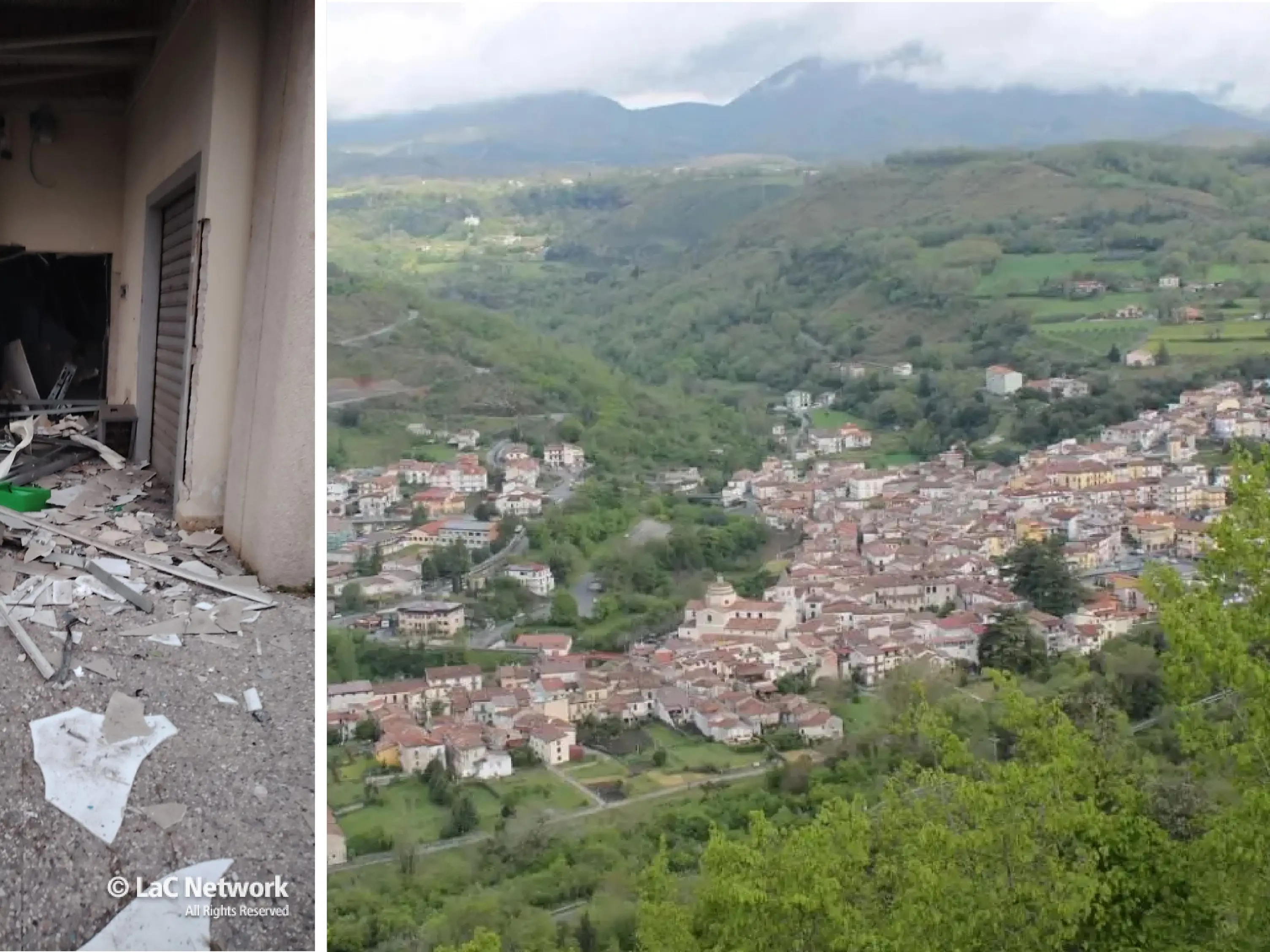 Nuovo assalto con esplosivo a un ufficio postale del Cosentino, colpo a Laino Borgo: «Due boati fortissimi, siamo sconcertati»