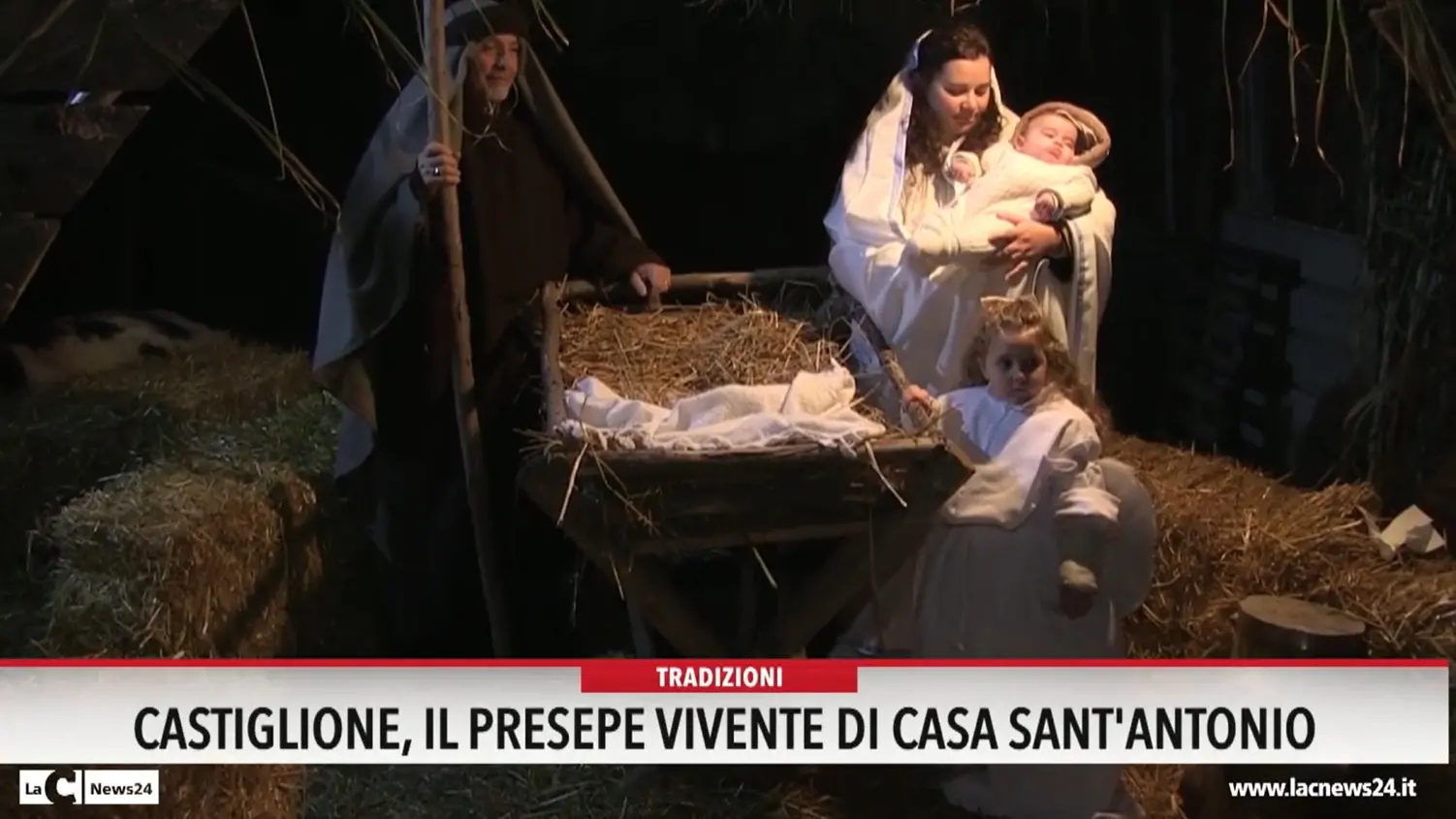 Castiglione, il presepe vivente di casa Sant Antonio