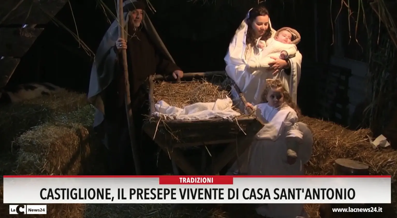 Castiglione, il presepe vivente di casa Sant Antonio