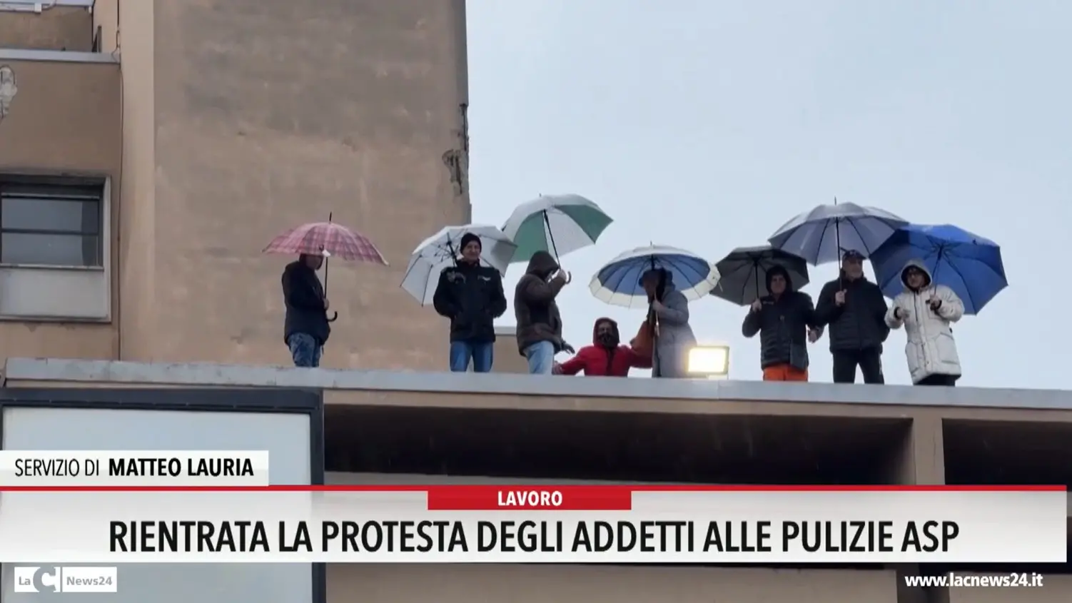 Rientrata la protesta degli addetti alle pulizie asp