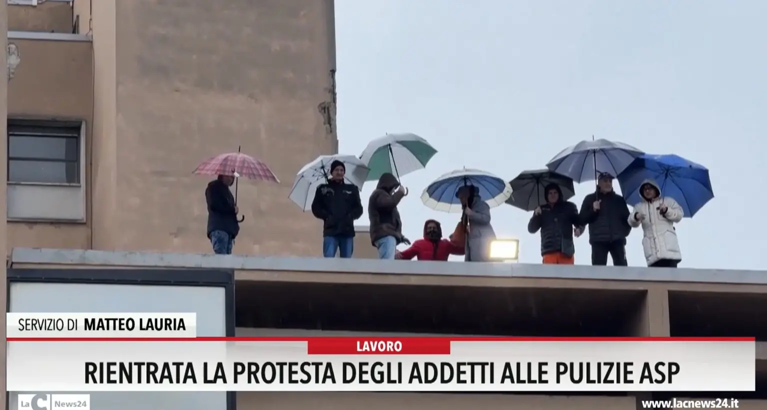 Rientrata la protesta degli addetti alle pulizie asp