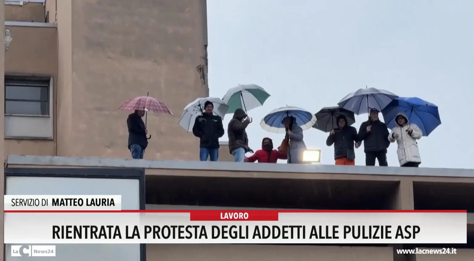 Rientrata la protesta degli addetti alle pulizie asp