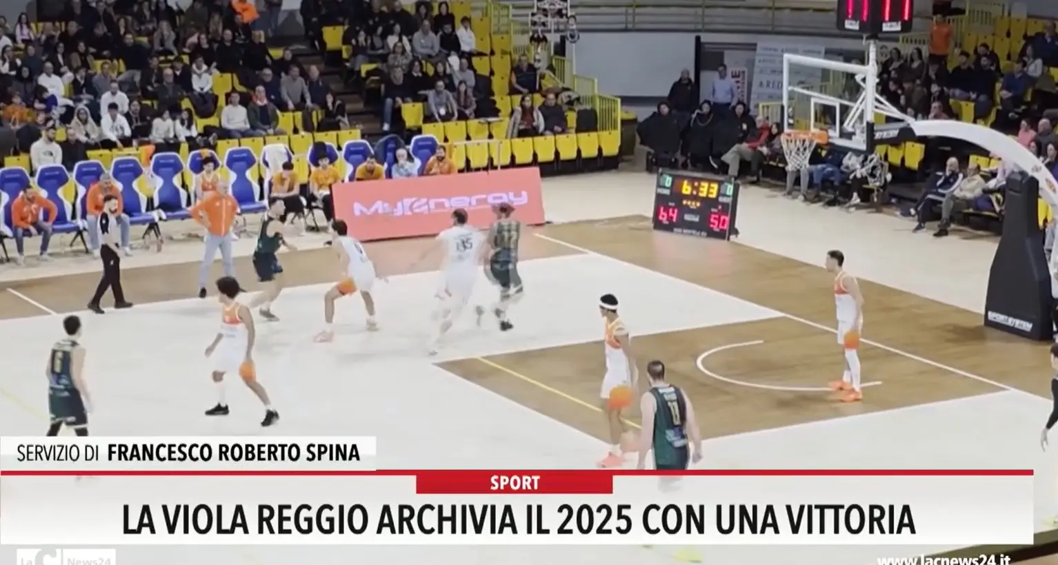 La Viola Reggio archivia il 2025 con una vittoria