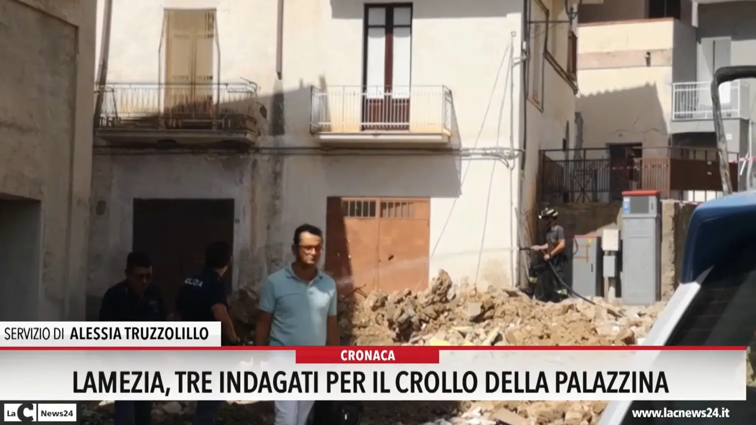 Lamezia, tre indagati per il crollo della palazzina
