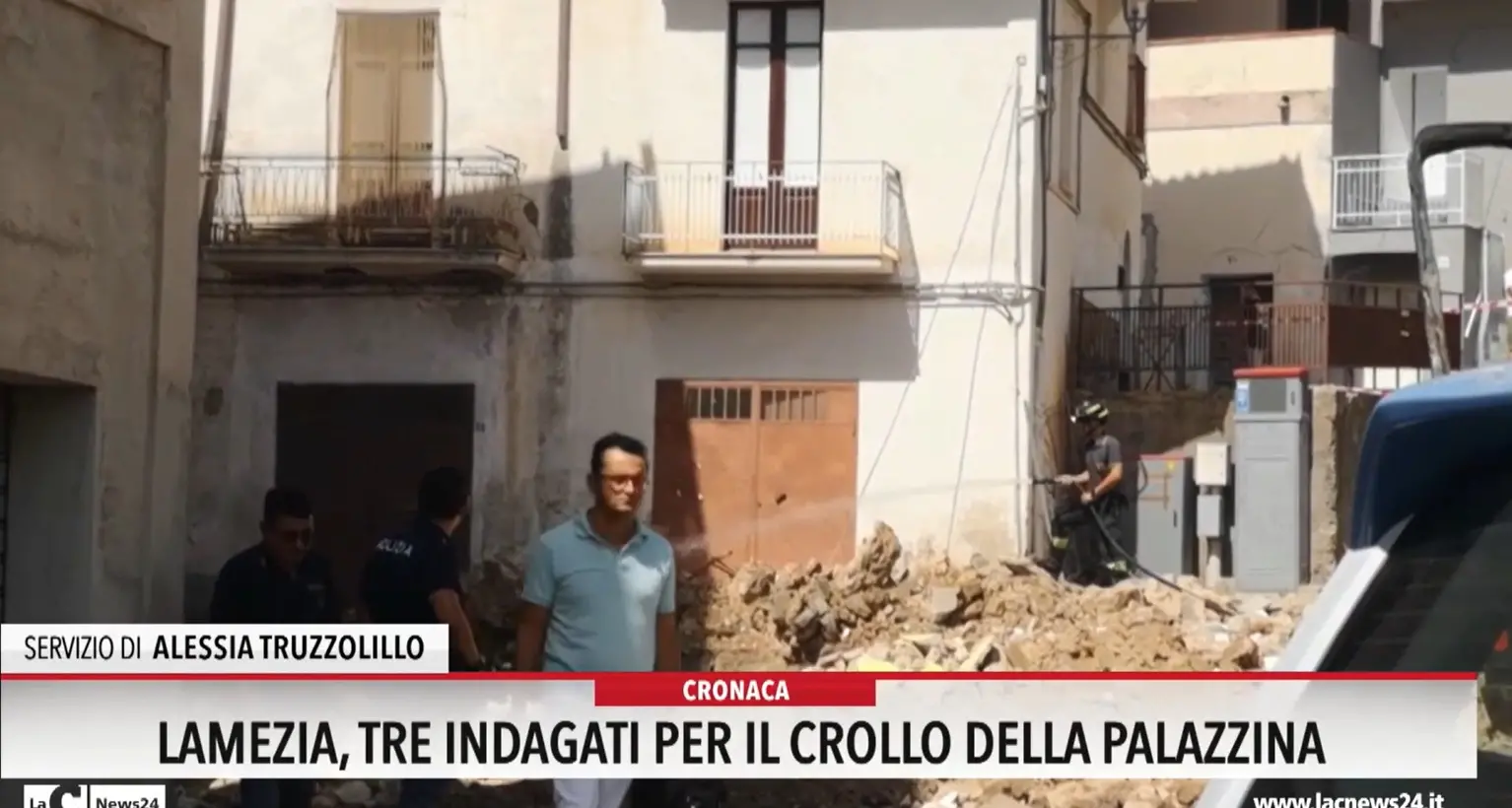 Lamezia, tre indagati per il crollo della palazzina