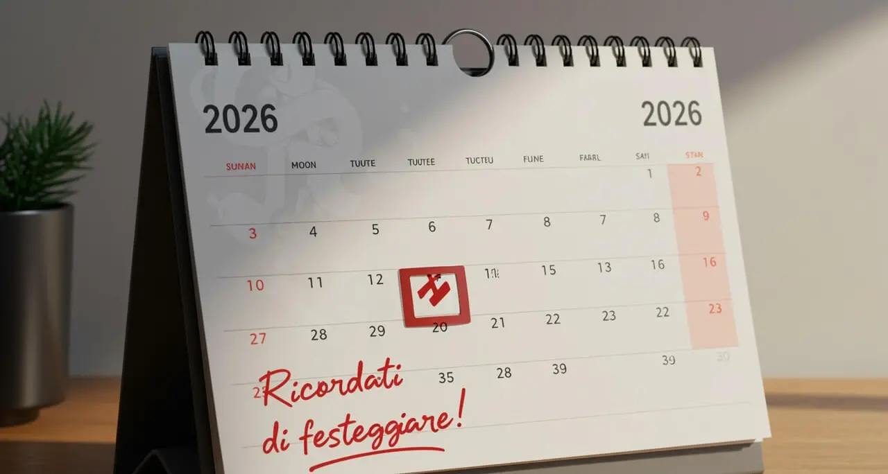 Ponti e festività 2026: mese per mese, quando cadono le feste