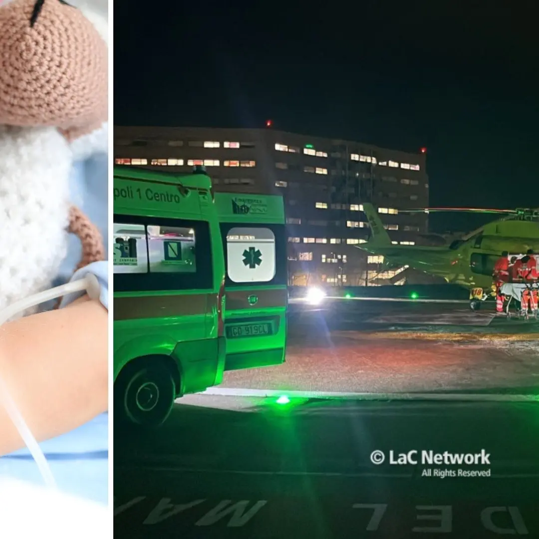 Bimbo di Catanzaro ustionato dal brodo bollente, stabili le condizioni: è ancora ricoverato a Napoli\n