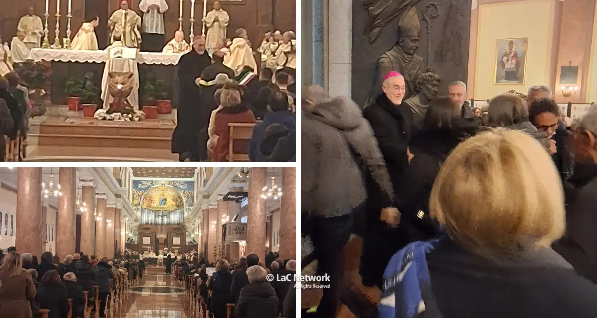 Mileto, sorpresa del\u00A0vescovo Nostro per la chiusura del Giubileo: «Grazie ai medici e a chi ha pregato per me, siamo una famiglia»