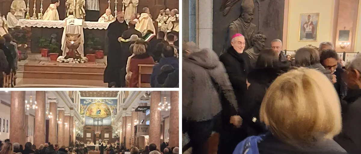 Mileto, sorpresa del\u00A0vescovo Nostro per la chiusura del Giubileo: «Grazie ai medici e a chi ha pregato per me, siamo una famiglia»