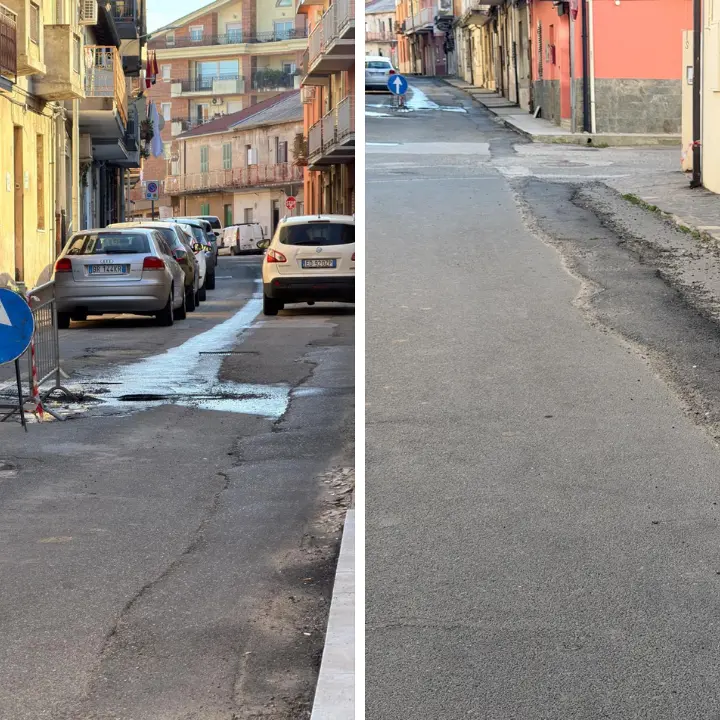 Vibo, non c’è pace per Cancello Rosso: nuova voragine e rivolo di fogna sulla carreggiata\n