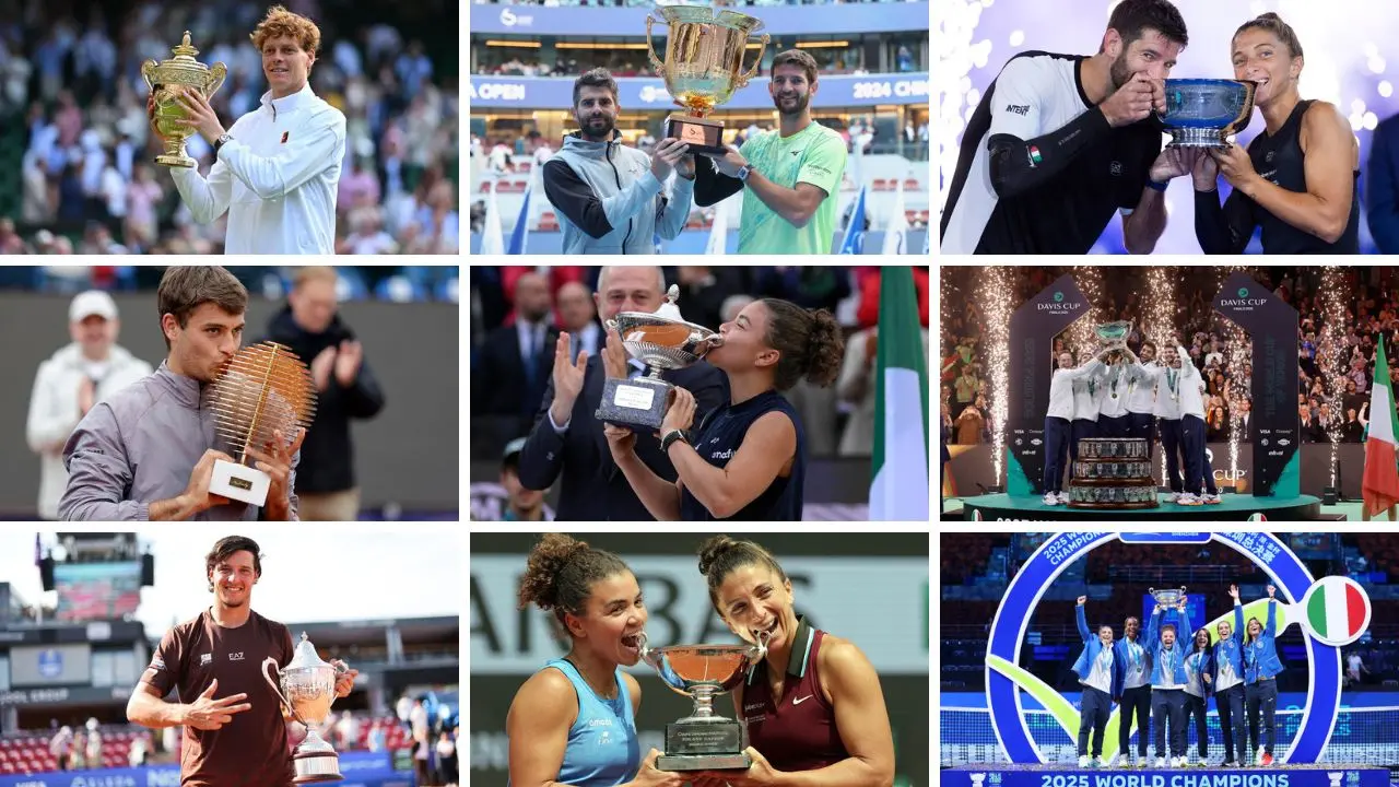 Italia padrona assoluta del tennis mondiale: ecco tutti i successi azzurri nel 2025\n