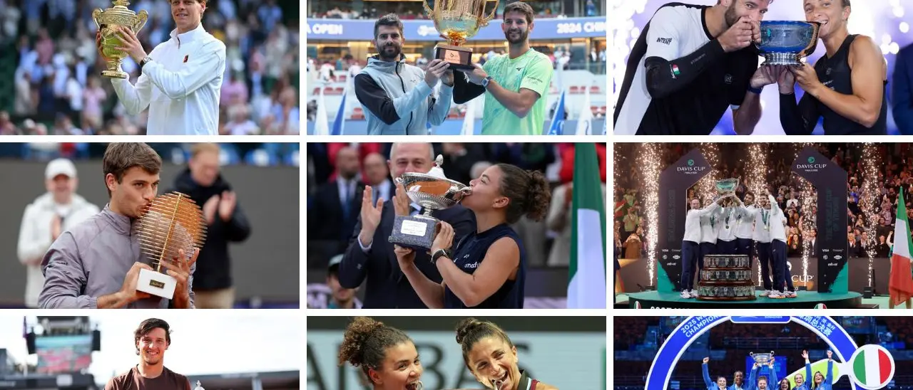 Italia padrona assoluta del tennis mondiale: ecco tutti i successi azzurri nel 2025\n