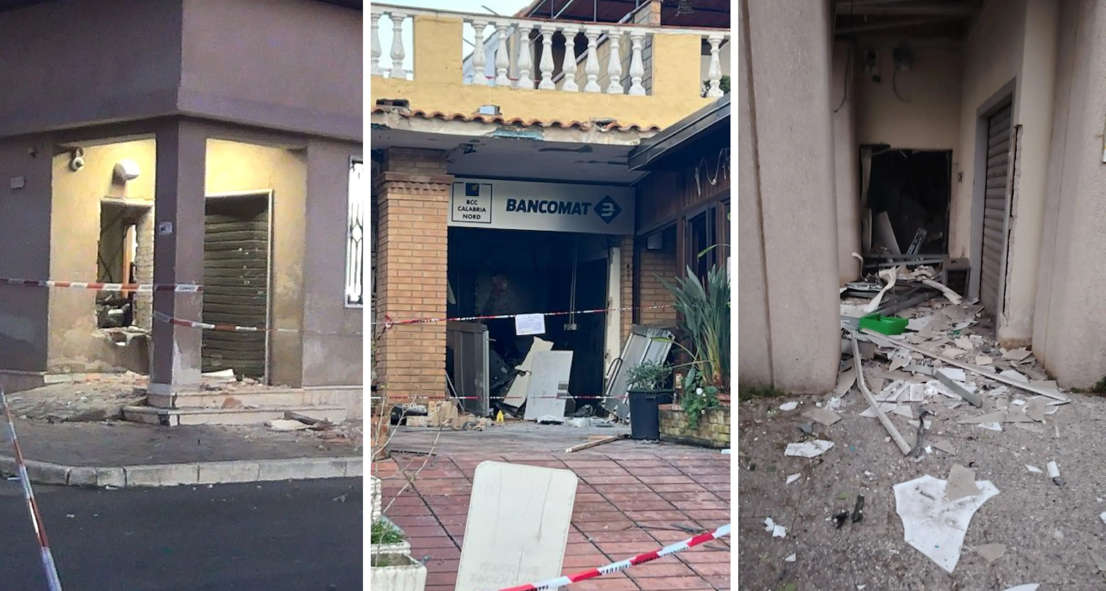 Assalto ai bancomat nel Cosentino: c’è l'ombra di un'unica banda dietro la scia di esplosioni tra Jonio, Tirreno e Pollino\n
