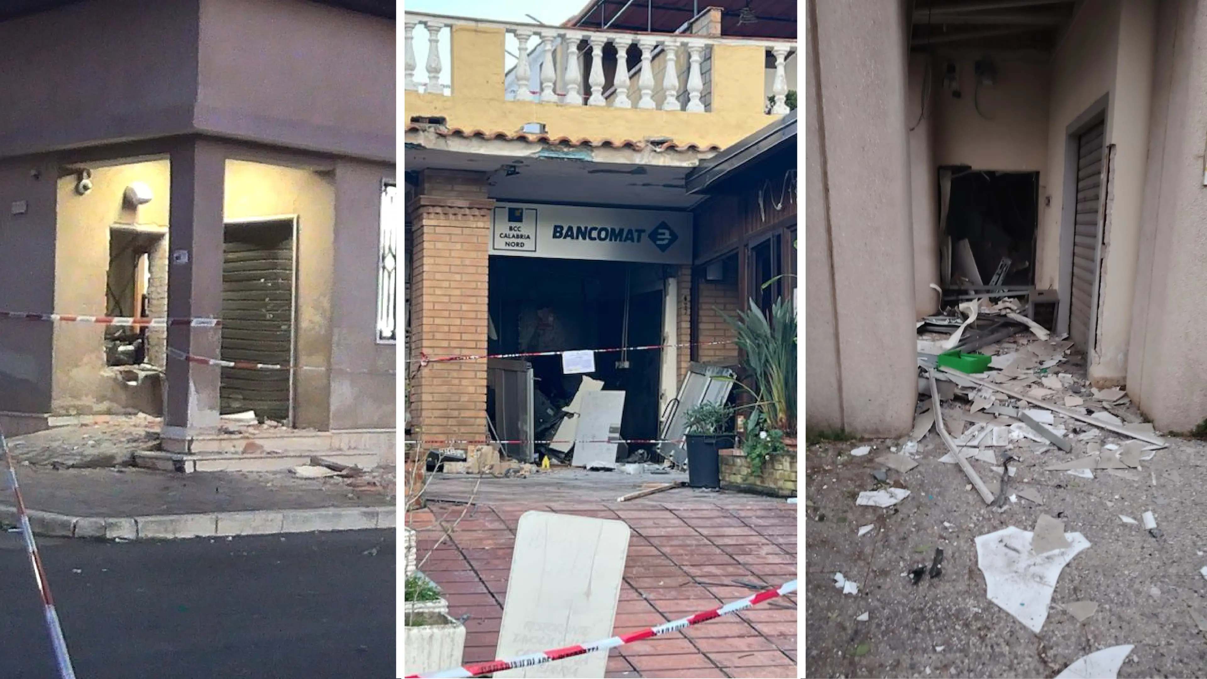 Assalto ai bancomat nel Cosentino: c’è l'ombra di un'unica banda dietro la scia di esplosioni tra Jonio, Tirreno e Pollino\n