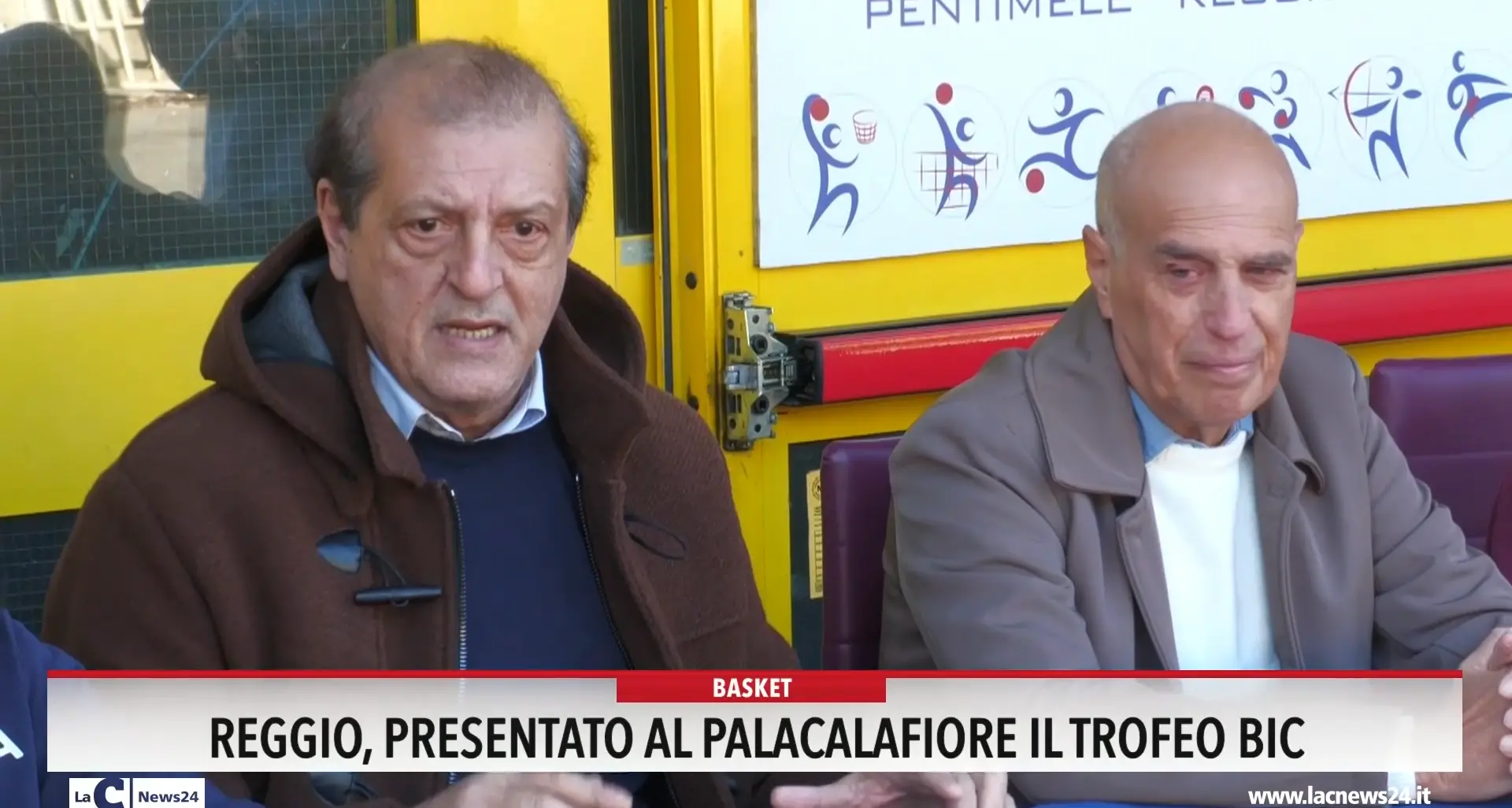 Reggio, presentato al Palacalafiore il trofeo BIC