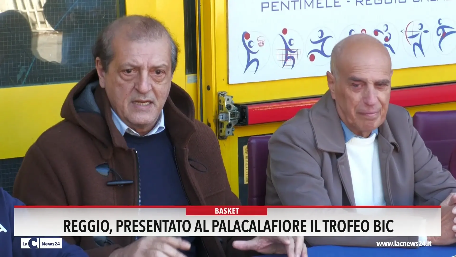 Reggio, presentato al Palacalafiore il trofeo BIC