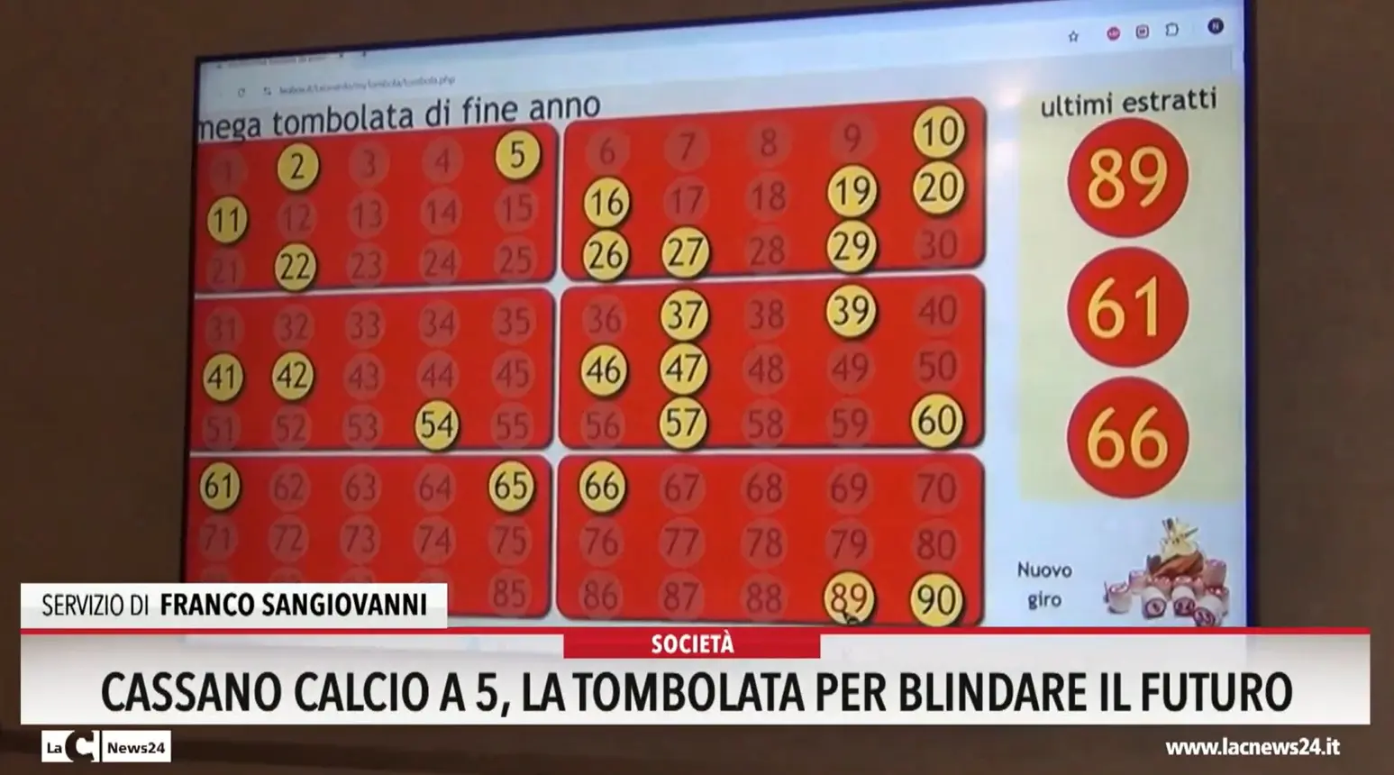 Cassano calcio a 5, la tombolata per blindare il futuro