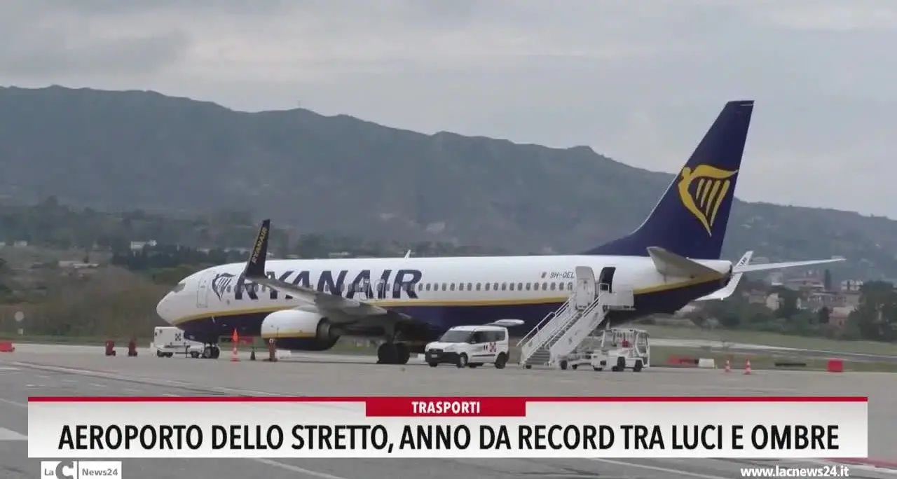 Aeroporto dello stretto, anno da record tra luci e ombre