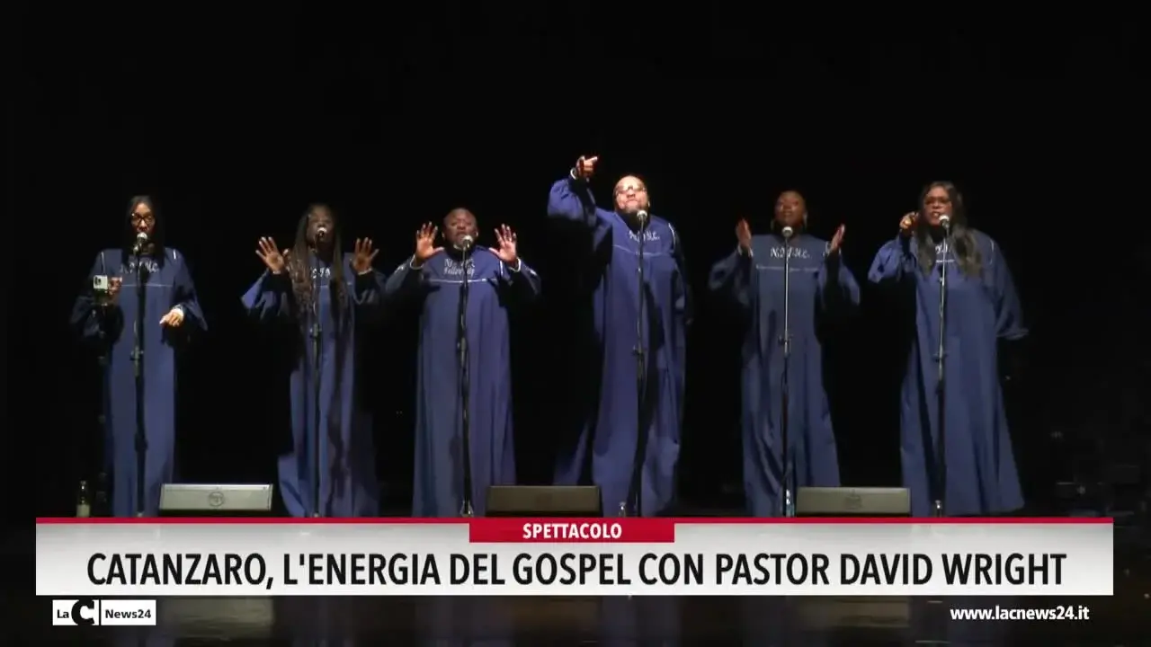 Catanzaro l'energia del gospel con pastor David Wright