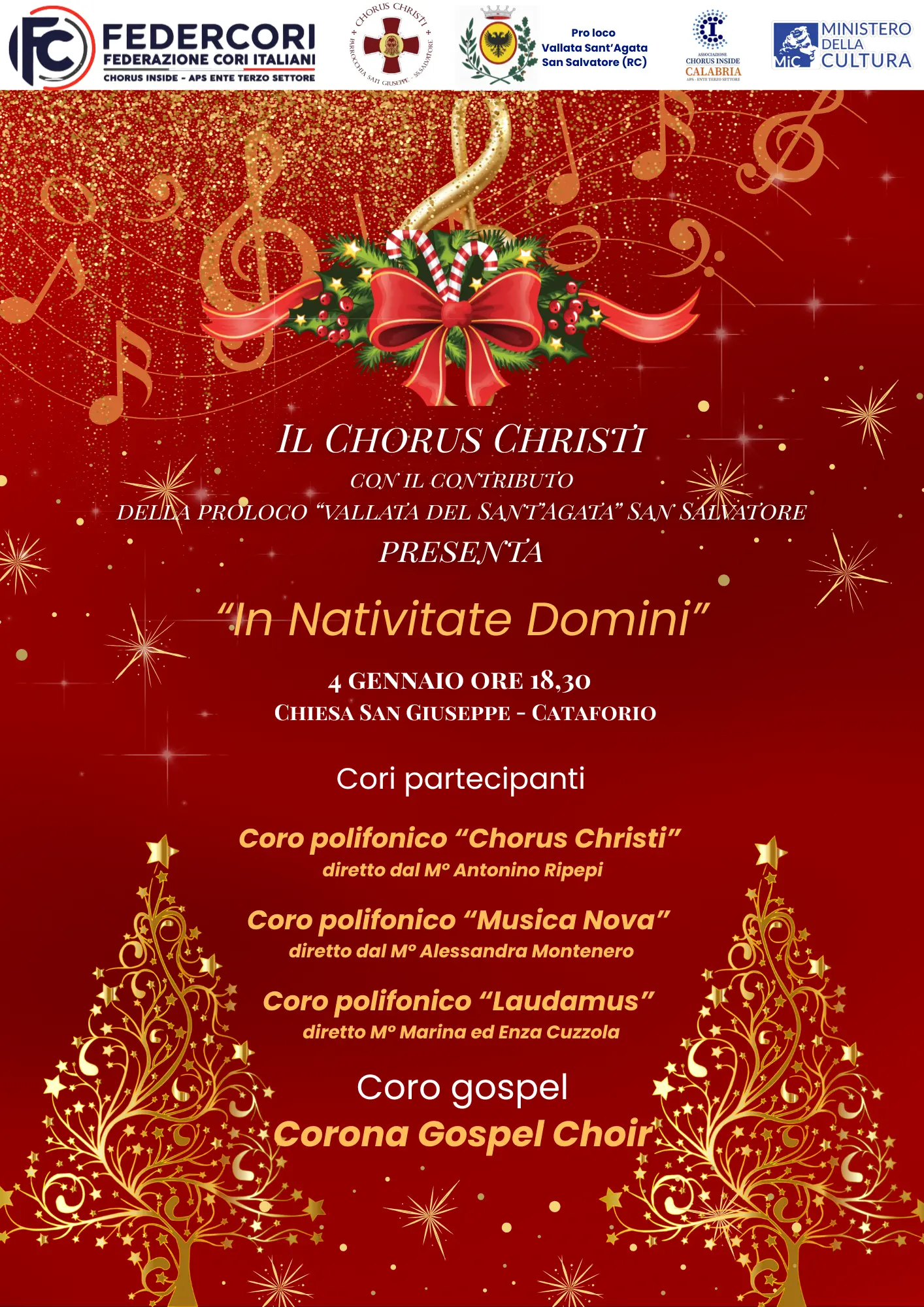 In Nativitate Domini: la grande musica corale illumina Cataforio\n