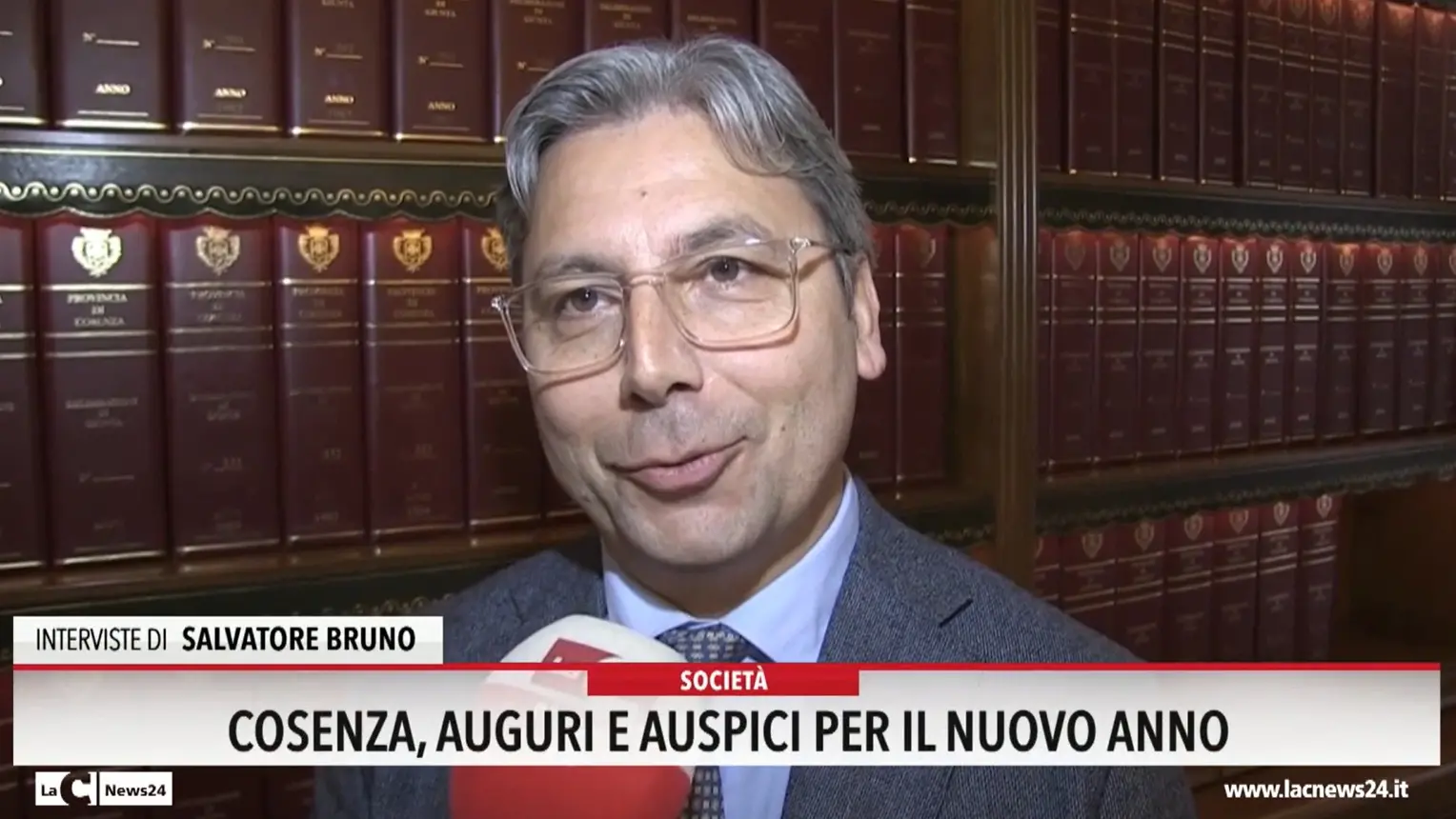 Cosenza, auguri e auspici per il nuovo anno