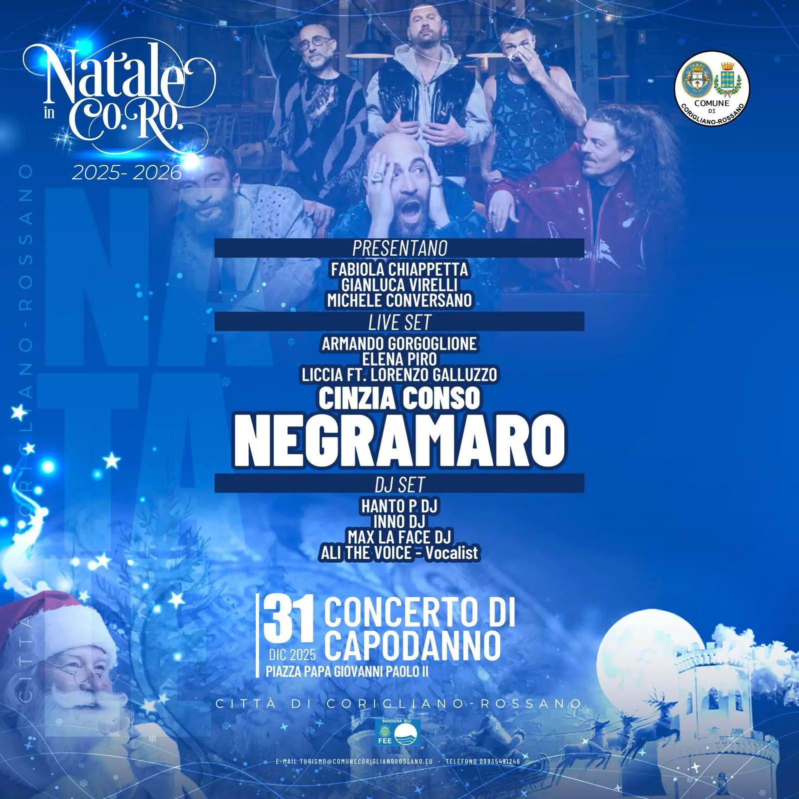 Capodanno con i Negramaro: ecco come arrivare in piazza senza stress\n