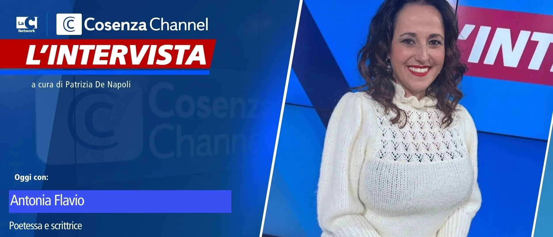 Antonia Flavio: «Scrivo per non sparire, la poesia mi ha salvata» | VIDEO\n
