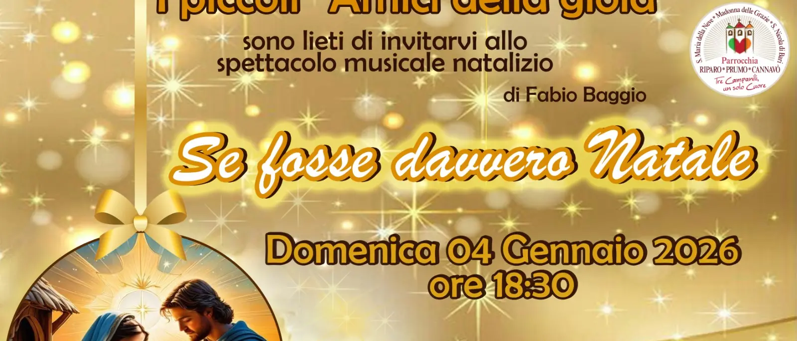 A Cannavò spettacolo musicale natalizio e frutto del laboratorio di catechesi teatrale\n