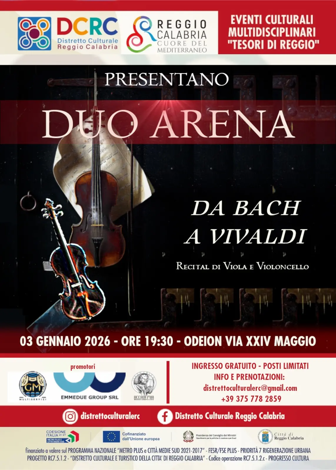 Da Bach a Vivaldi: DiStretto d’Emozioni\u00A0riparte con un evento prestigioso\n