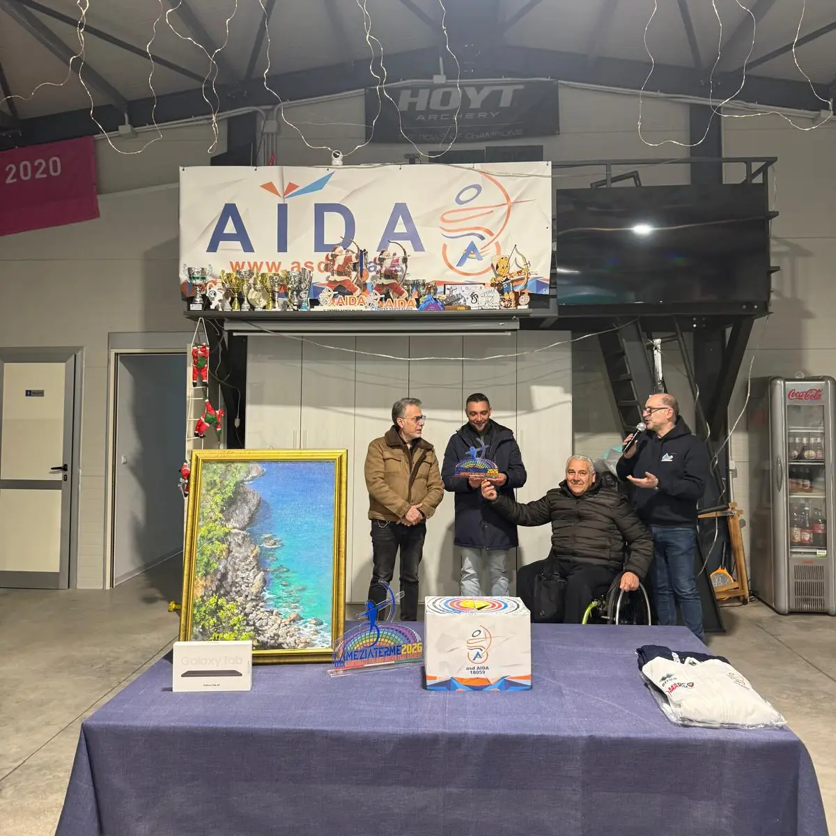 Asd Aida: presentato il logo ufficiale dei 39 campionati italiani al Palaunipromos di Cinquefrondi\n