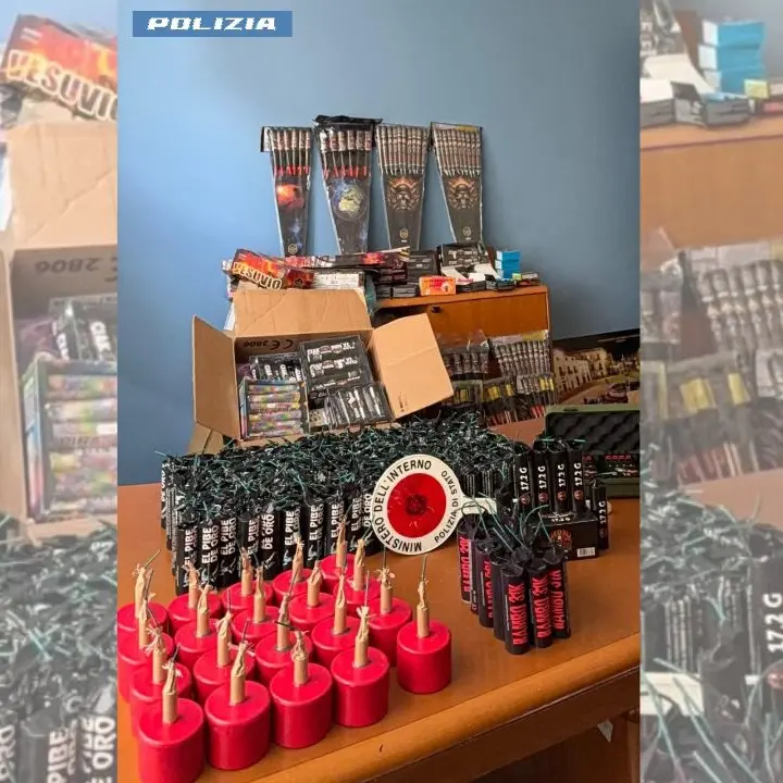 In auto con oltre 11 chili di botti illegali, un arresto nel Reggino\n