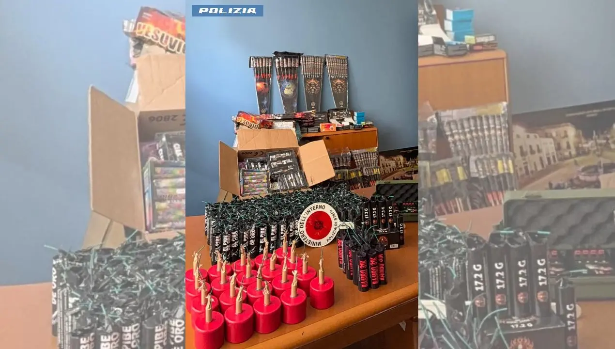 In auto con oltre 11 chili di botti illegali, un arresto nel Reggino\n