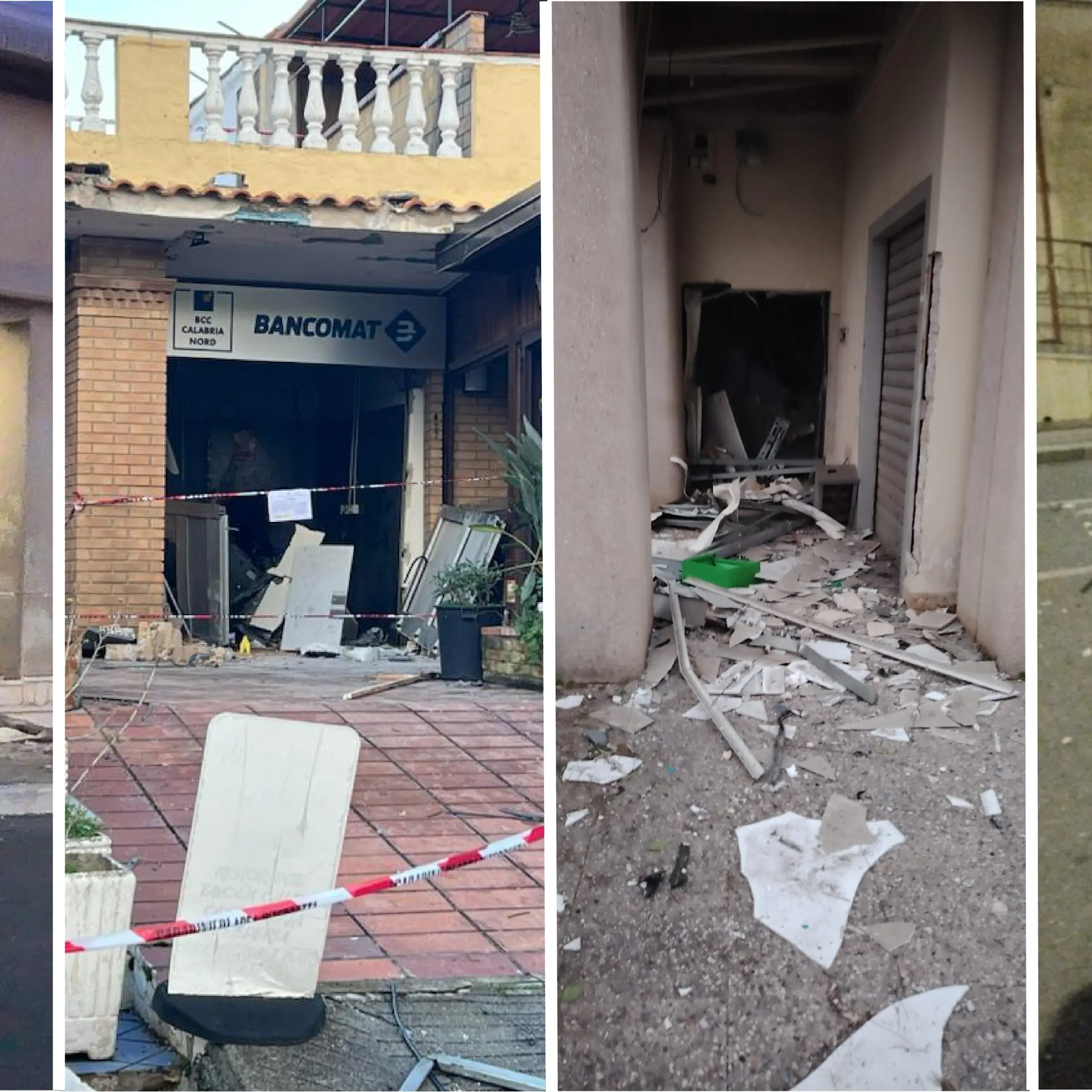 Escalation criminale nel Cosentino, in meno di dieci giorni quattro assalti con esplosivo a poste e bancomat: è allarme