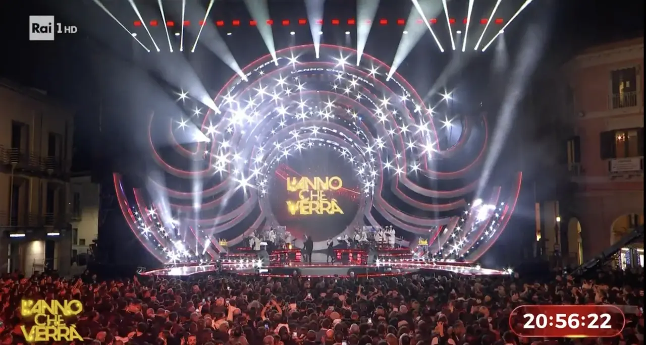 Capodanno Rai a Catanzaro, critiche per lo show ma l’Auditel dice 5,2 milioni di spettatori: vinta la sfida con Mediaset\n