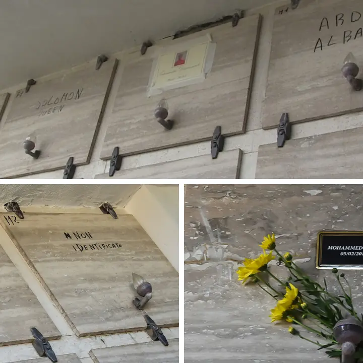 Migranti morti in mare, la commemorazione di Libera al Cimitero di Bivona: «Occasione per restituire dignità a vite spezzate»\n