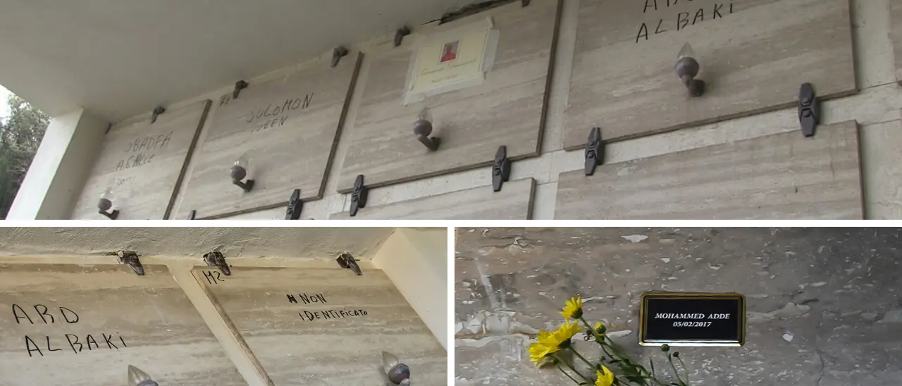 Migranti morti in mare, la commemorazione di Libera al Cimitero di Bivona: «Occasione per restituire dignità a vite spezzate»\n